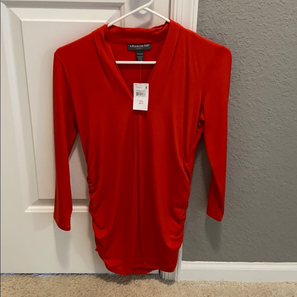 Pea in the Pod Maternity 3/4 shirt - NWT SIZE SM